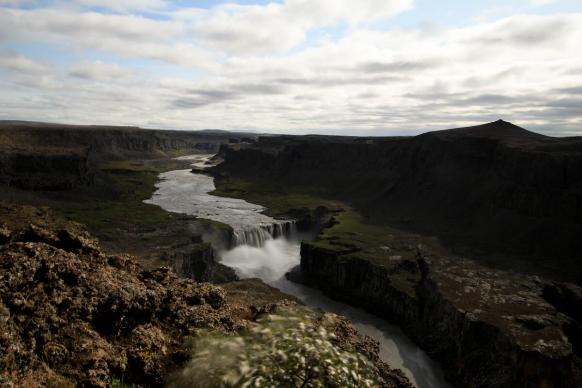 Hafragilsfoss, cascata, Islanda nord