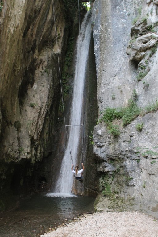 Altalena parco delle cascate di Molina