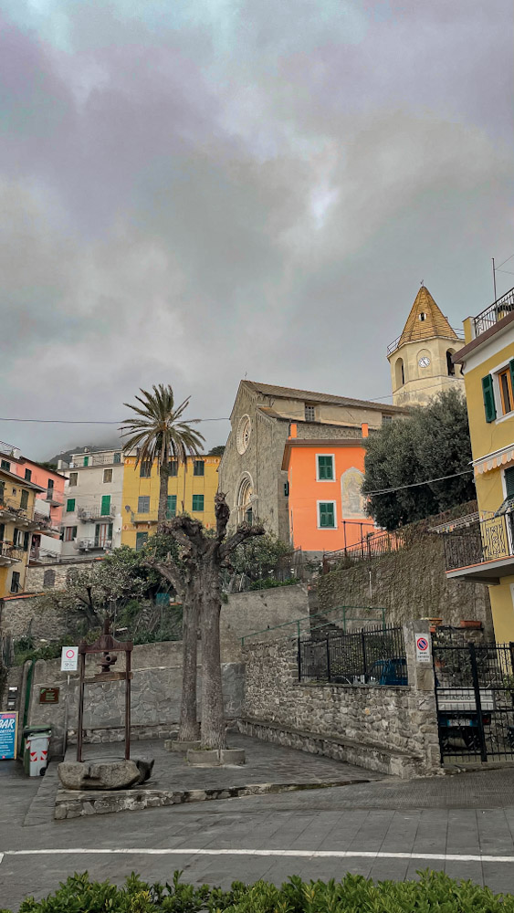 Corniglia, Scalinata Lardariana, Cinque Terre, Liguria, Paese